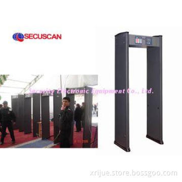 Walk Through Metal Detector gate with Sound and light alarm